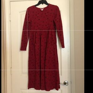 Long sleeve maternity dress